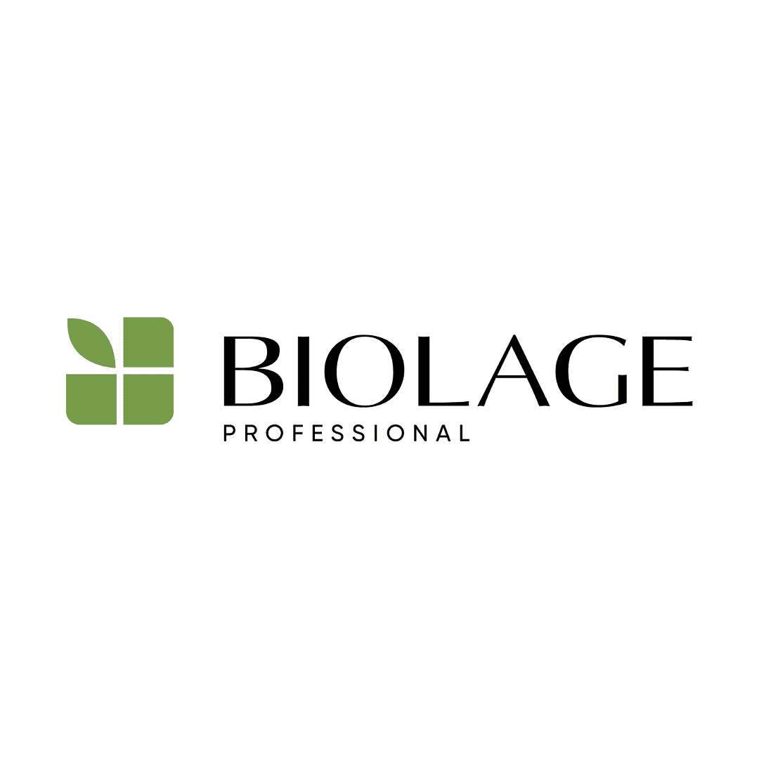 Biolage Professional logo with green leaf design.